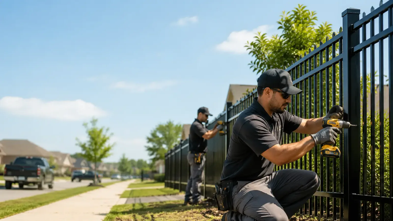 Metal Fence Installation in Oostburg, WI